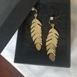 Gold Leaf Earrings